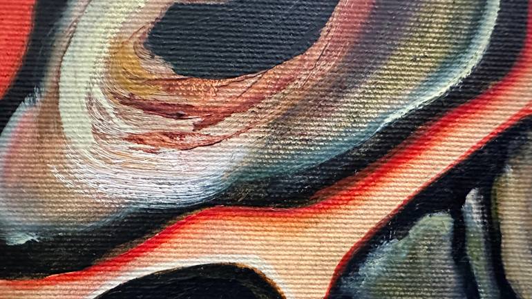 Original Abstract Floral Painting by Alisa Shirkhanyan