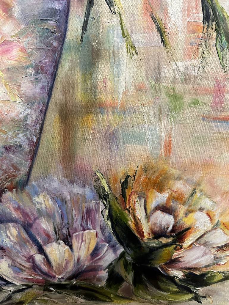 Original Floral Painting by Alisa Shirkhanyan