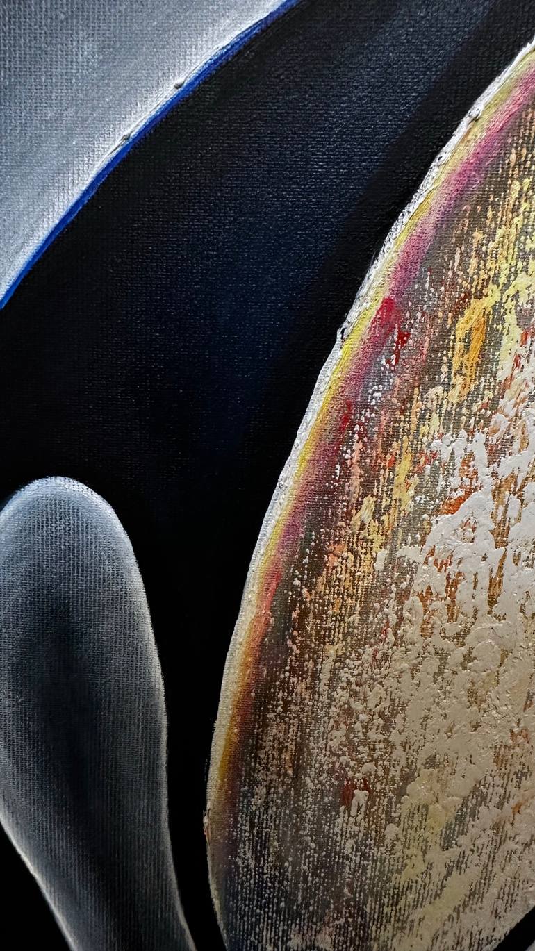 Original Conceptual Abstract Painting by Alisa Shirkhanyan