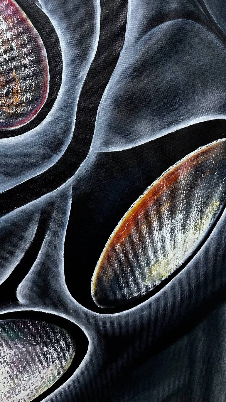 Original Conceptual Abstract Painting by Alisa Shirkhanyan