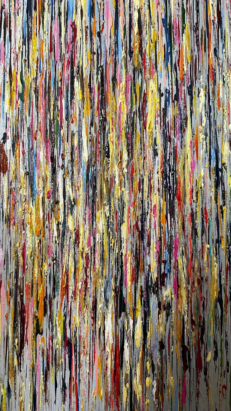 Original Abstract Expressionism Abstract Painting by Alisa Shirkhanyan