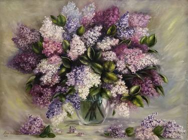 Original Impressionism Floral Paintings by Alisa Shirkhanyan