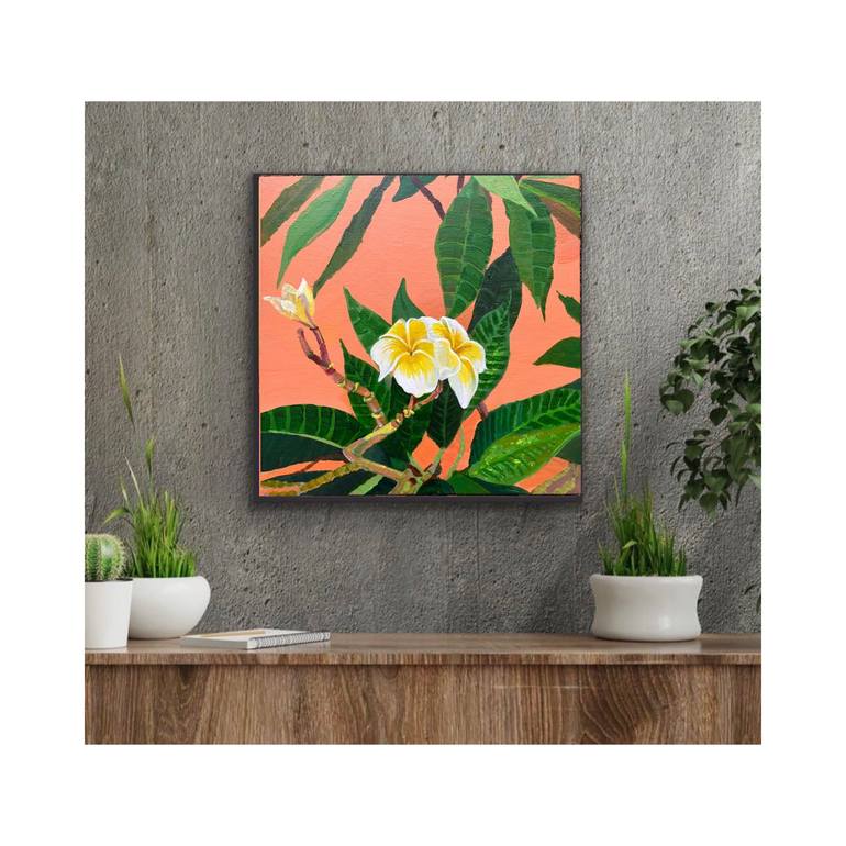 Original Figurative Floral Painting by Eugenie Eremeichuk