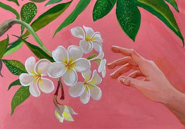 Print of Fine Art Floral Paintings by Eugenie Eremeichuk