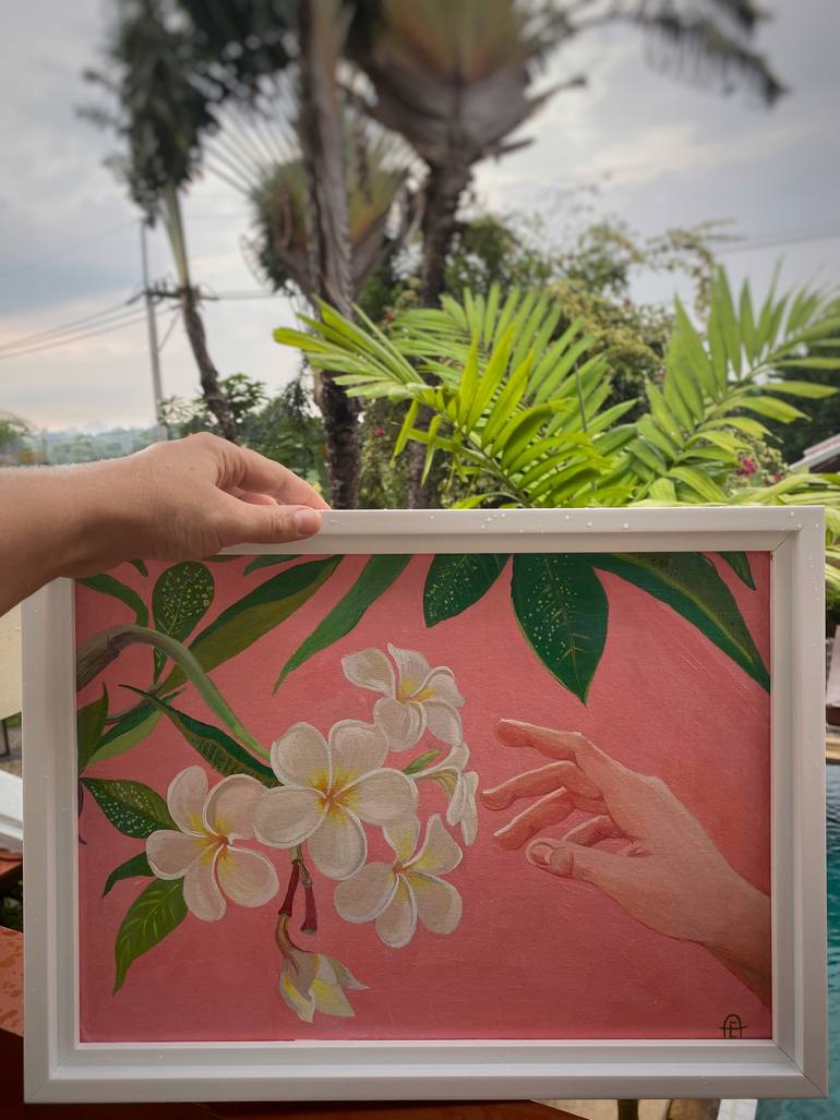 Original Illustration Floral Painting by Eugenie Eremeichuk