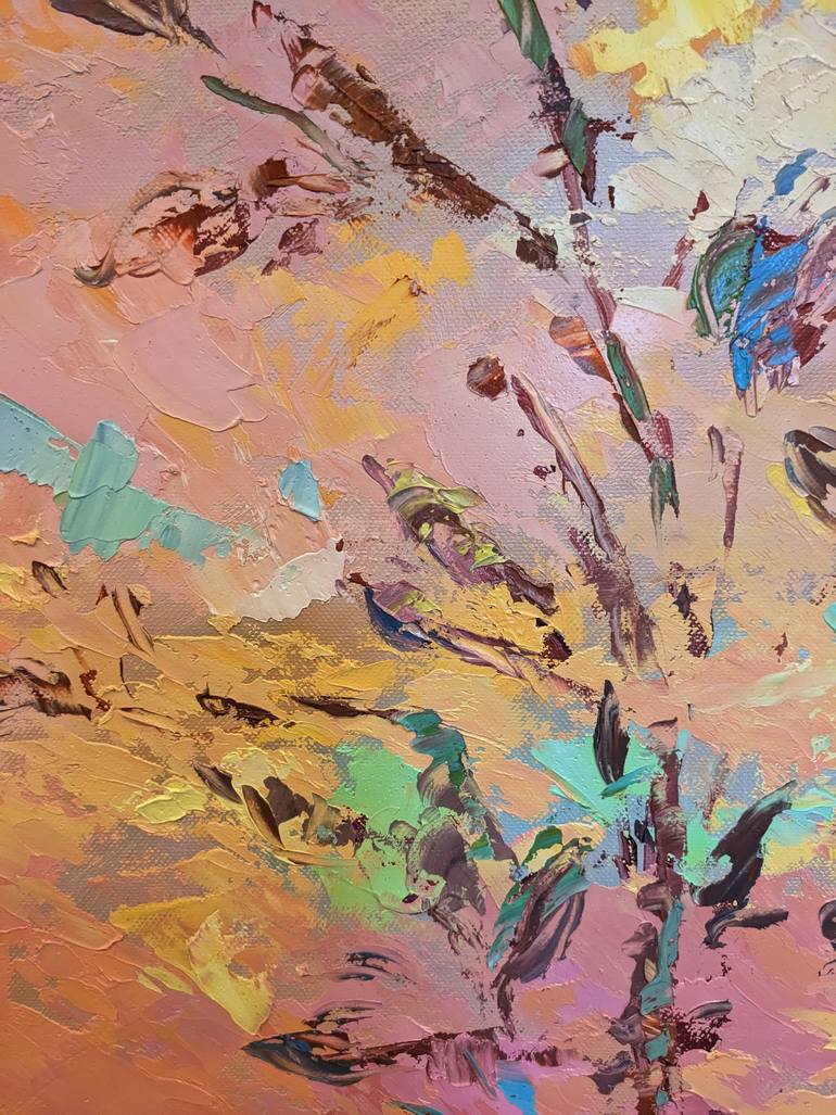 Original Abstract Landscape Painting by Tatiana Ivolga
