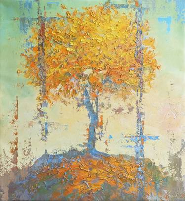 Print of Abstract Tree Paintings by Tatiana Ivolga