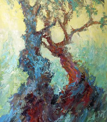 Print of Tree Paintings by Tatiana Ivolga