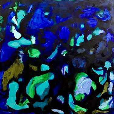 Original Abstract Expressionism Abstract Paintings by Nat Bess