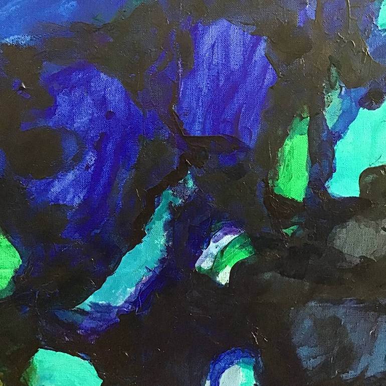 Original Abstract Painting by Nat Bess