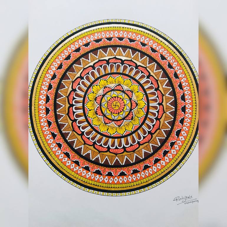Print of Geometric Paintings by Ruchita Kale