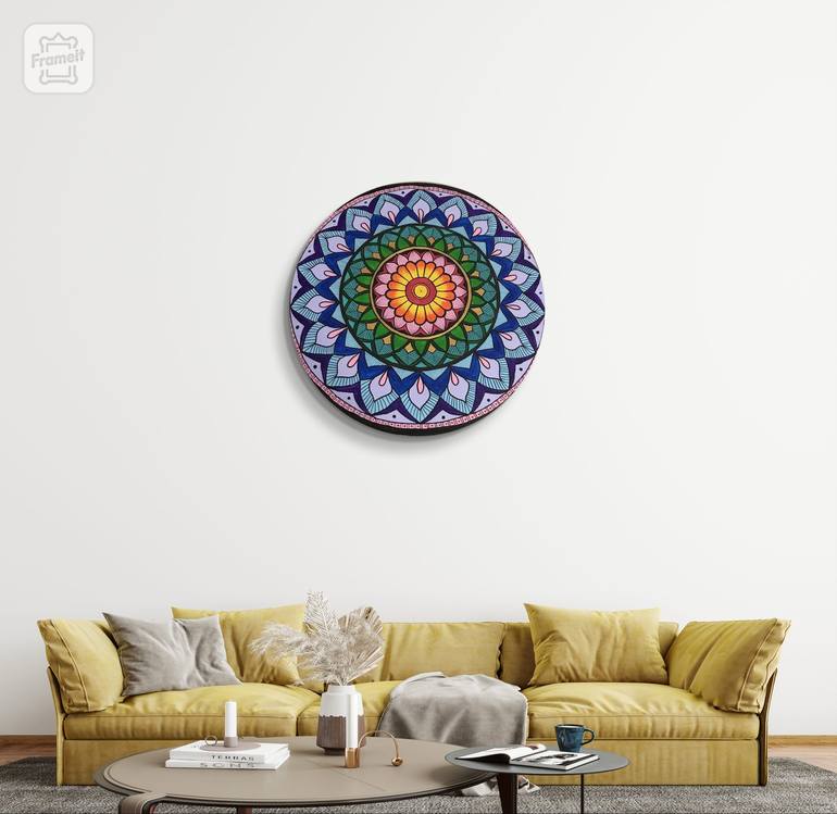 Original Geometric Painting by Ruchita Kale