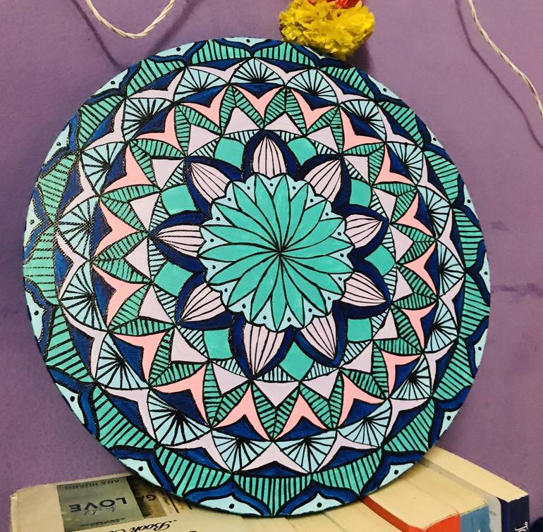 Print of Abstract Geometric Paintings by Ruchita Kale