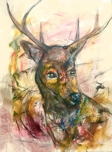 Original Abstract Animal Paintings by Mike Taiyou
