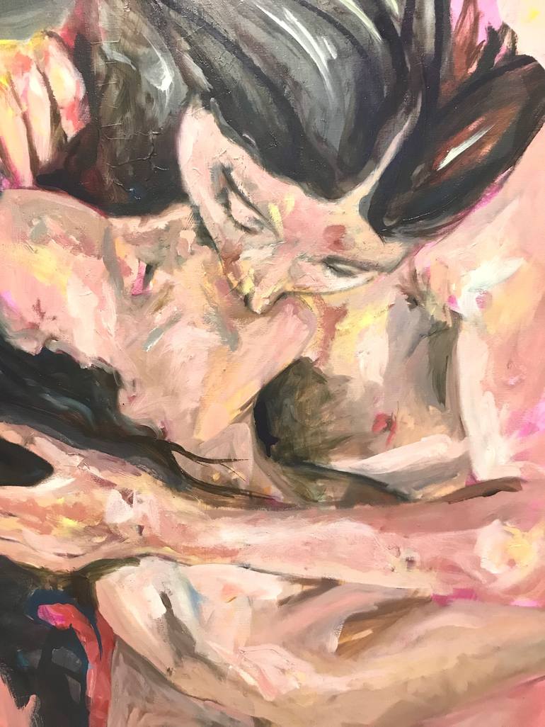 Original Contemporary Erotic Painting by Mike Taiyou