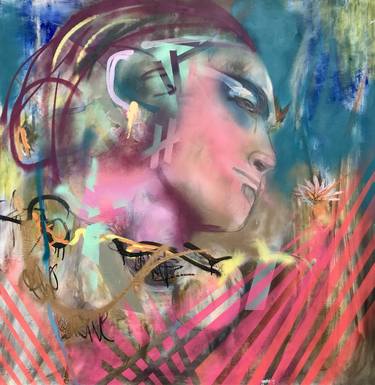Original Abstract Women Paintings by Mike Taiyou