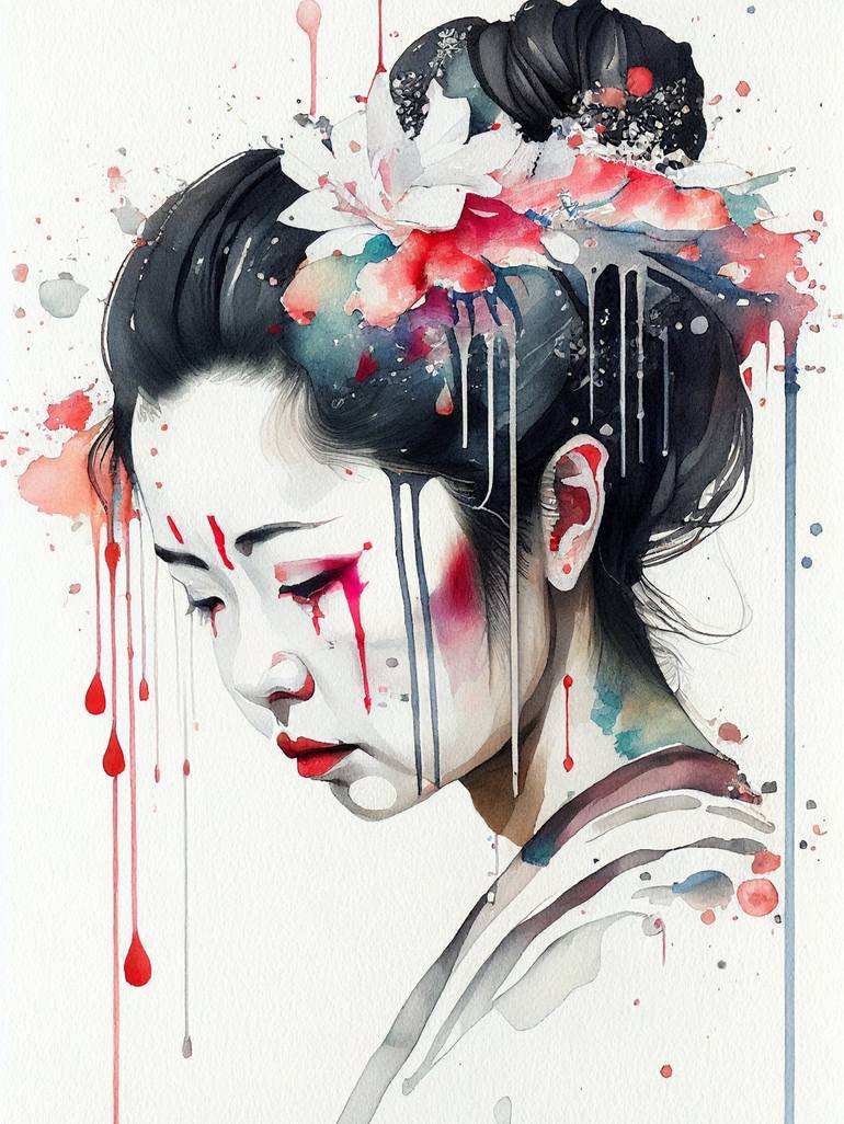 Japanese Artwork Geisha