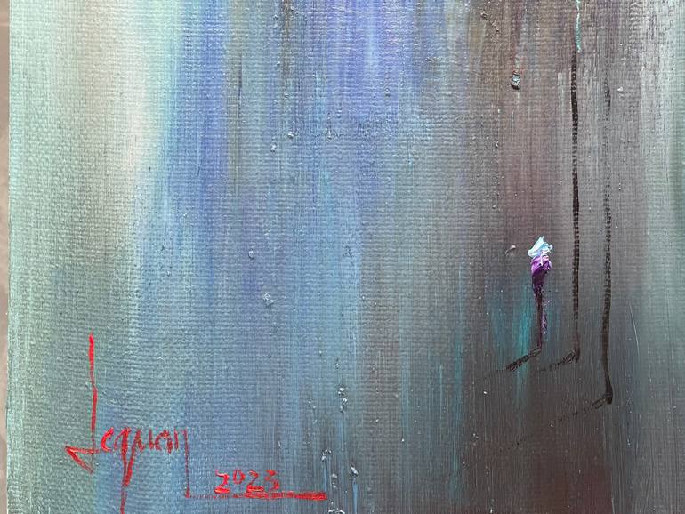 Original Abstract Expressionism Abstract Painting by Quan Ngoc Le  Artist