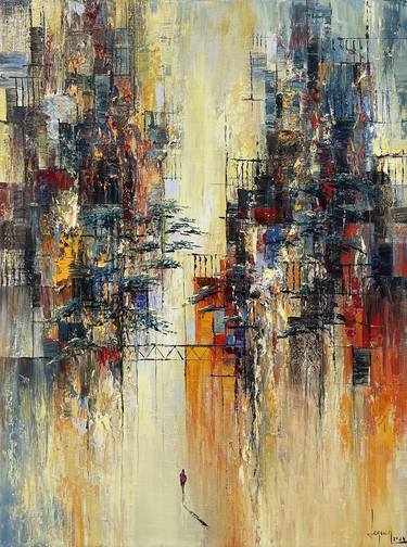 Print of Abstract Paintings by Quan Ngoc Le Artist