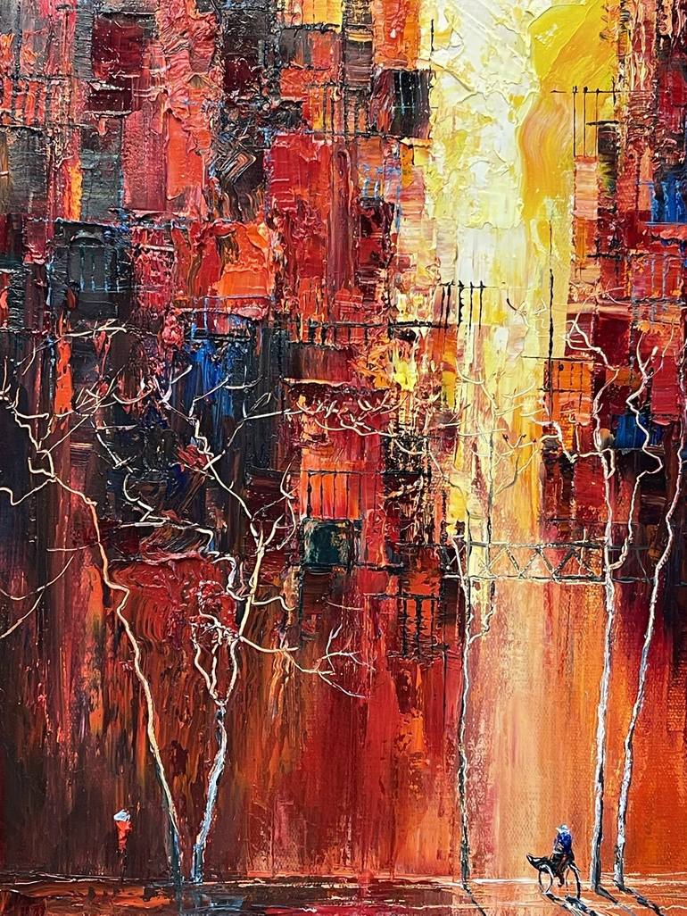 Original Abstract Painting by Quan Ngoc Le  Artist