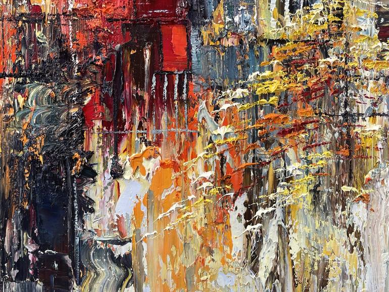 Original Expressionism Abstract Painting by Quan Ngoc Le  Artist