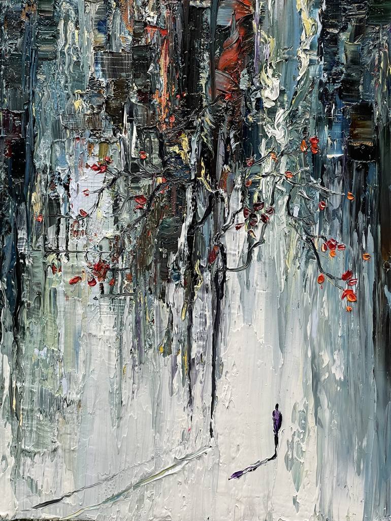 Original Abstract Expressionism Abstract Painting by Quan Ngoc Le  Artist
