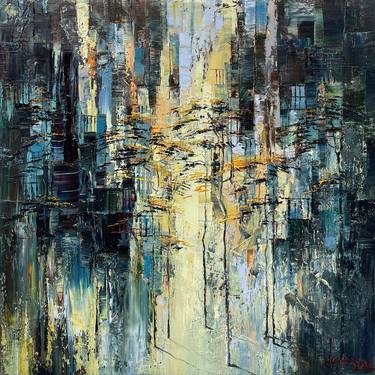 Original Abstract Landscape Paintings by Quan Ngoc Le Artist
