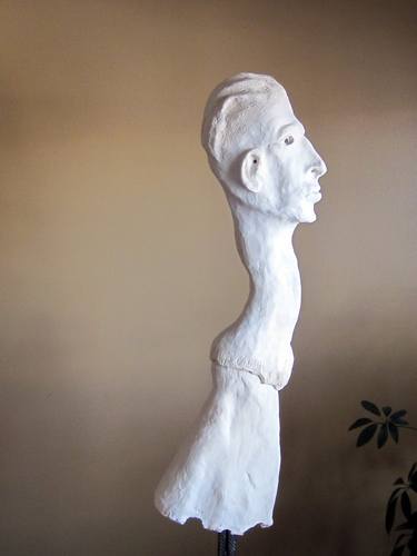 Original Surrealism People Sculpture by André Ferron