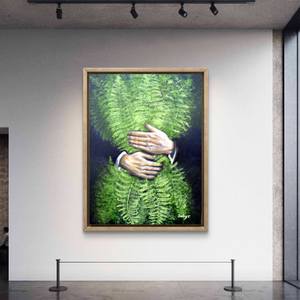 Oil painting "Dance with me slowly" picture Ukrainian artist