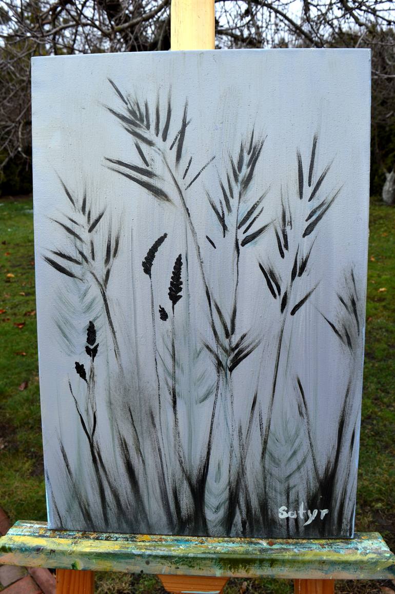Original Classicism Botanic Painting by Yuliia Satyr