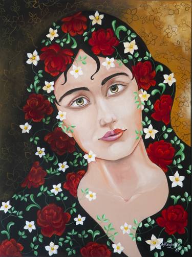 Print of Women Paintings by Ana Vasylenko
