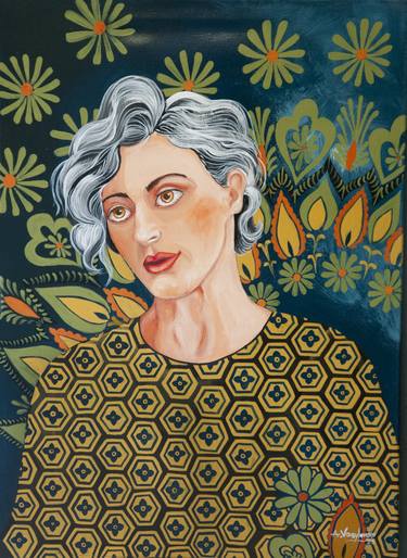 Original Portraiture Women Paintings by Ana Vasylenko