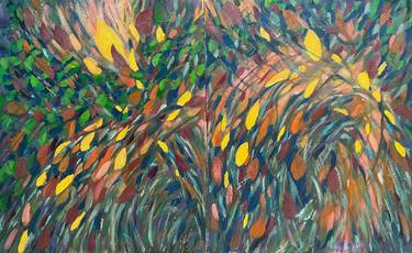 Original Expressionism Botanic Paintings by Suzanne Enriquez Dougherty
