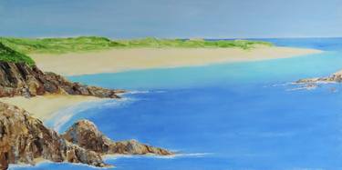 Original Impressionism Seascape Painting by Jackie Sexton