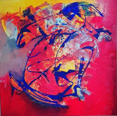 Original Abstract Expressionism Abstract Paintings by Doris Simon