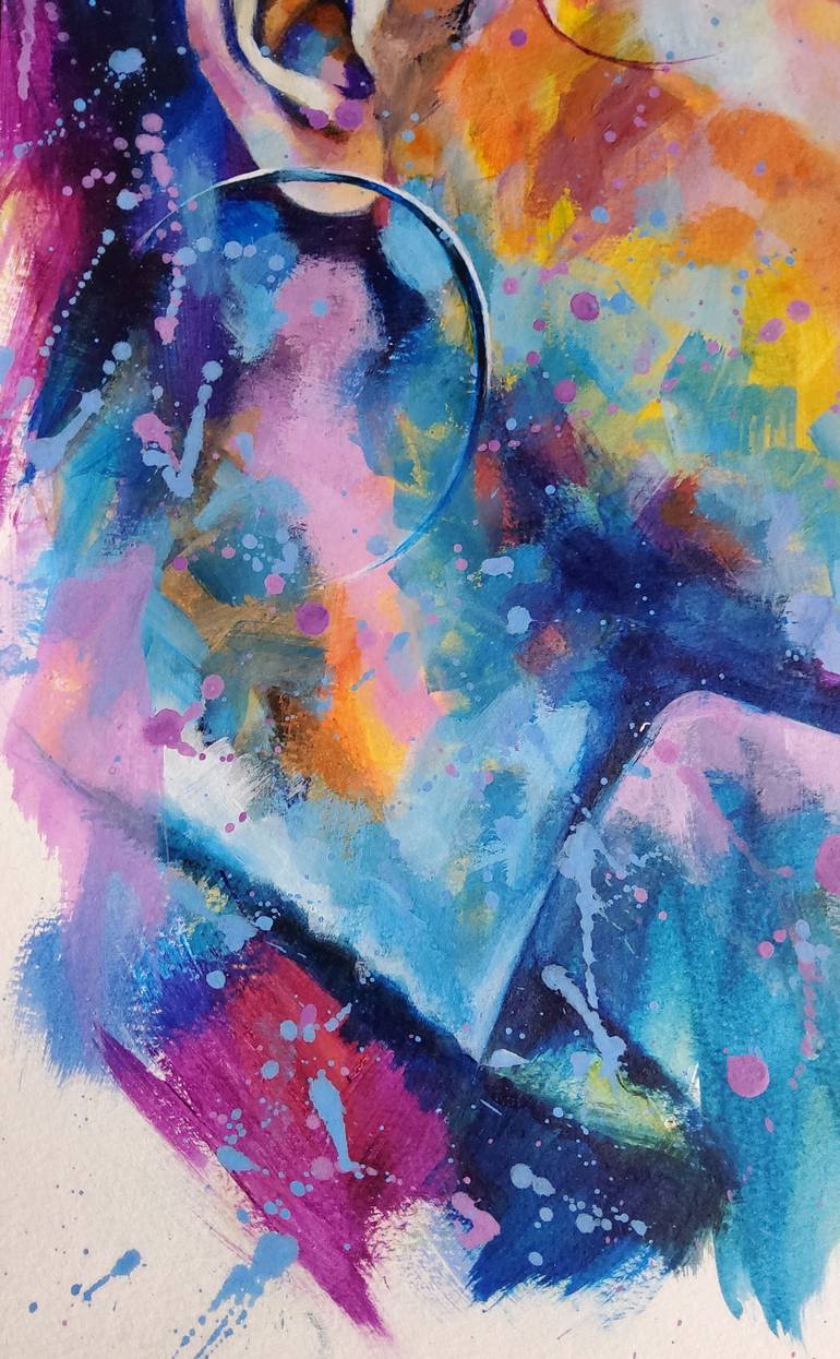 Original Abstract Women Painting by Tanya Sol