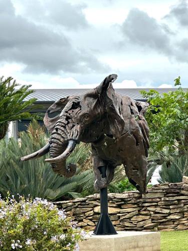Original Abstract Animal Sculpture by Michael Canadas