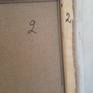 Instructions on the back about how to put canvas and stretchers together again after being shipped in a tube.