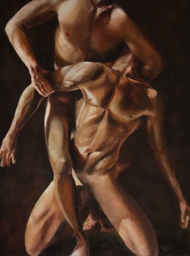 Original Figurative Erotic Paintings by Armaikine Art Studio