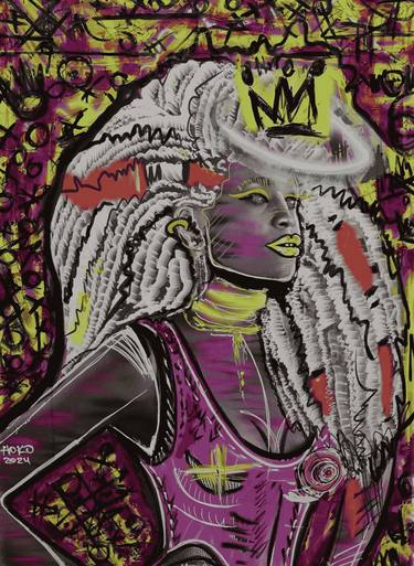 Original Pop Art People Painting by Tuzov Gallery