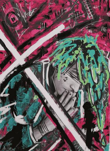 Original Pop Art People Painting by Tuzov Gallery