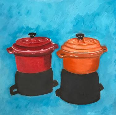 Original Kitchen Painting by Natália Moreira