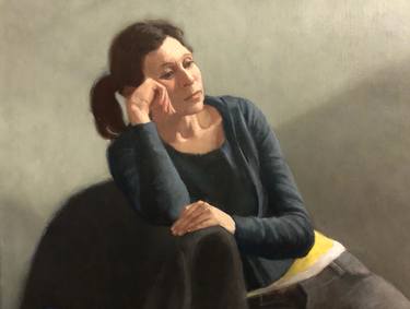 Original Figurative People Paintings by Rick Perez