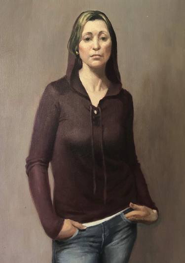 Original Figurative Women Paintings by Rick Perez