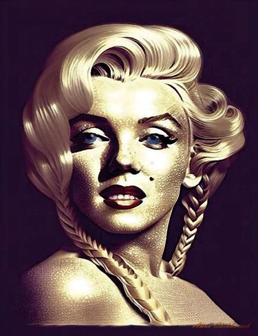 Marilyn Monroe, golden lady thumb