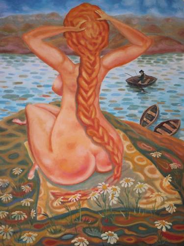Original Expressionism Nude Paintings by Andrei Klenov
