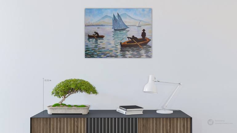 Original Figurative Boat Painting by Andrei Klenov