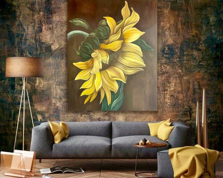 Original Realism Floral Painting by Natalia Mo