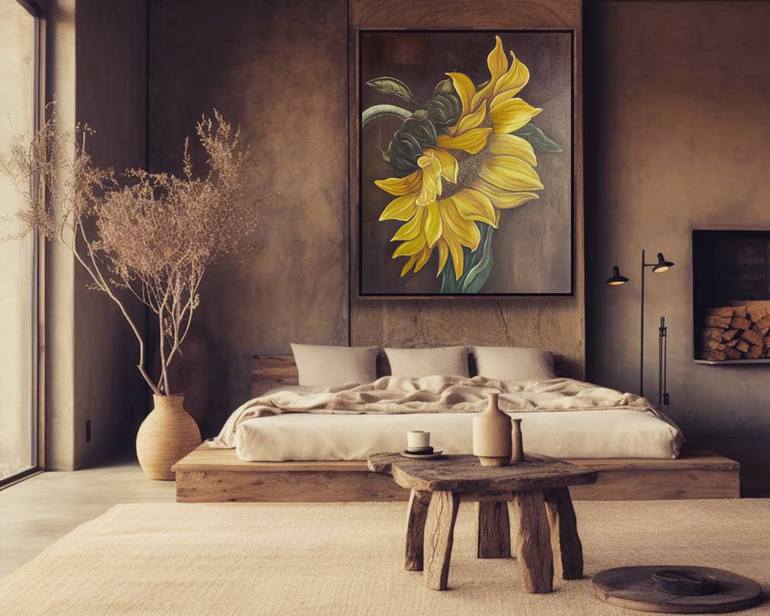 Original Realism Floral Painting by Natalia Mo