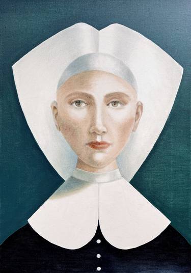 Original Figurative Portrait Paintings by Olesia Zyppelt